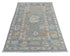 3x5 Gray Oushak Turkish Handmade Traditional Veg Dye Wool Area Rug